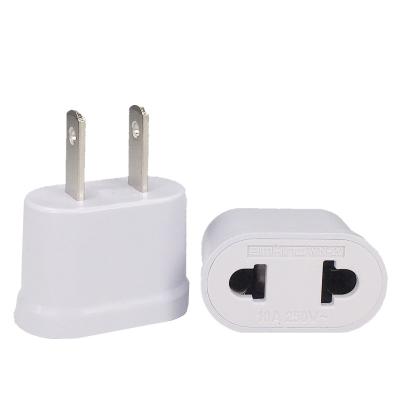 China Commercial USA United States Travel Power Plug Adapter Charger Converter White Us Electrical Plug Adapter for sale