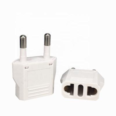 China New Commercial US To EU Adapter Power Socket Wall Adapter Europe Travel Adapter for sale