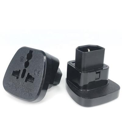 China Residential / general purpose IEC C14 male to universal adapter, schuko plug adapter IEC c14 to female schuko plug adapter for sale