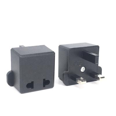 China (Goods in stock) US USA Residential / General Purpose E Plug Adapter European. - to UK converter plug for razor/toothbrush EU to UK for sale