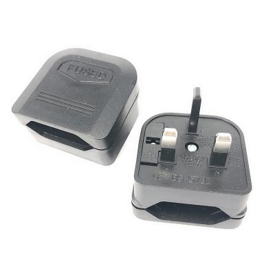 China Residential/Multi-Purpose EU To UK EU European 2 Pin To UK 3 Pin Travel Plug Adapter Plug Converter Europe To UK for sale