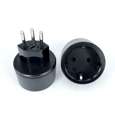 China Schuko Eu Germany Residential / General Purpose Plug To Swiss Switzerland 3 Pin Plug Adapter Socket for sale