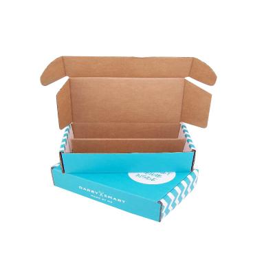 China Wholesale Custom Color Printed Tuck Top E Flute Cardboard Packaging Box Corrugated Paper Manufacturer Recyclable for sale