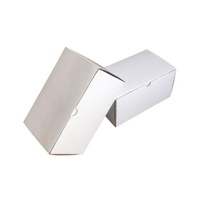 China Recyclable Professional Factory Popular Plain White Or Brown Corrugated Cardboard Small Die Cut Mailing Boxes for sale