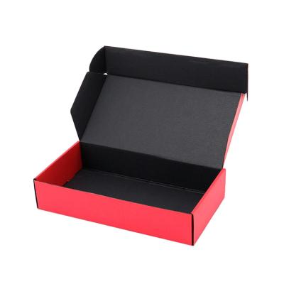 China Custom Paper Tuck Flap Packing Gift Kraft E-commerce Logo Carton Eco Mailing Recyclable Apparel Packaging Gray Shipping Box for sale