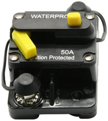 China 30A- 300A Auto Reset Circuit Breaker 12V-48V DC Fuse Holder Replace Fuses With Reset Button For Automotive Marine Boat Audio System Curr for sale