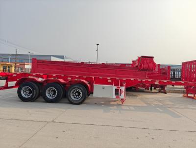 Cina 2/3 assi 20/40FT Container scheletrico Chassis Dual Combo Container scheletrico Semi-remorco in vendita