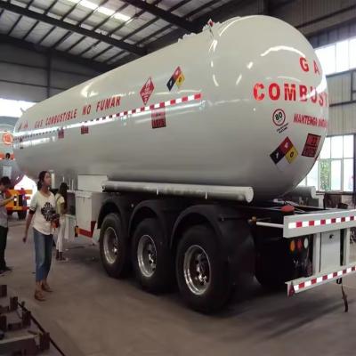 Китай 3 осевой LPG Tank Trailer 30000L 45000L LPG Gas Tank с однолетним послепродажным обслуживанием продается