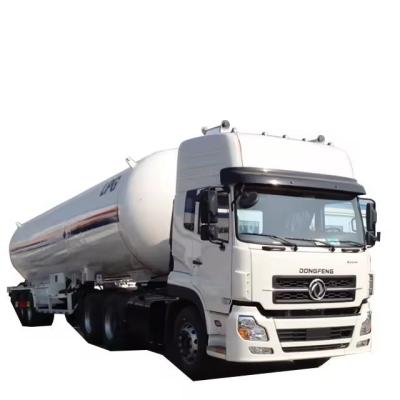 China Big Capacity 3 Axle LPG Tanker Truck Trailers Sengl Tank Semi Trailer Gas LPG Trailer for sale