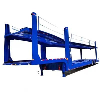 China Steel Mechanical Suspension Low Bed Semi-Trailer Truck for Safe Vehicle Transportation for sale