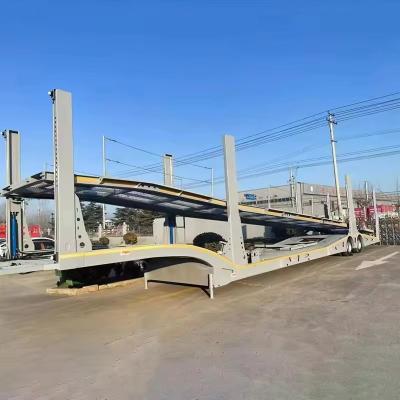 China 6 8 Unidades Veículo Transportador Semirreboque equipado com suspensão mecânica de aço à venda