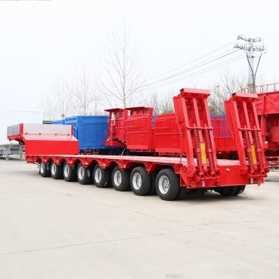 China Schwerlast-Lowboy-Low-Loader-Bett-Low-Bett-Semi-Lkw-Anhänger 60 Tonnen 80 Tonnen 100 Tonnen zu verkaufen