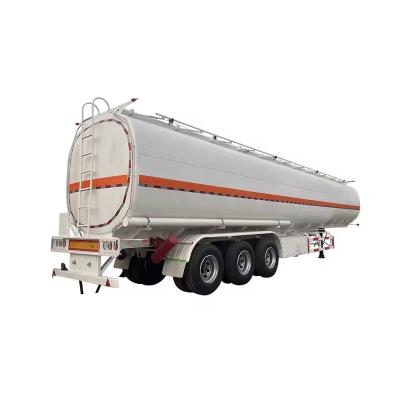 China Aluminum Alloy Oil Tank Semi-Trailer with 50T Load Capacity and API Air Operated Valve for sale