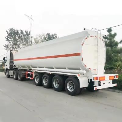 China 40cbm Transport Diesel Tank Trailer Fuel Tanker Semi-trailer met asnummer 2/3/4 Te koop