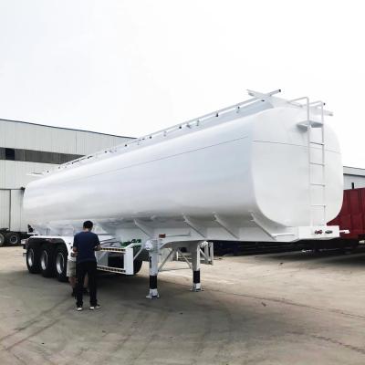 China Flatbed Tanker Semi Truck Trailer for Liquid Transport Tri Axles Carbon Stainless Aluminum Alloy Steel 2023 Discount for sale