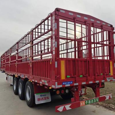 China Semi-Anhänger-Zäune/Lkw/Flachbett-Semi-Anhänger für den Massenverkehr ohne Selbstdumping zu verkaufen