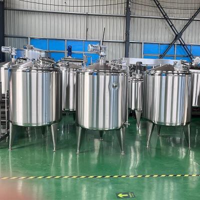 China Stainless Steel High Shear Liquid and Powder Cosmetic Shampoo Emulsifier Mixing Tank for sale