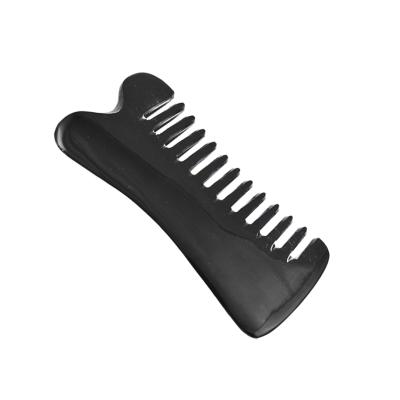 China Natural Horns Anti-static Massage Horn Massage Comb, Scalp Head Massage, Gua Sha Board for sale