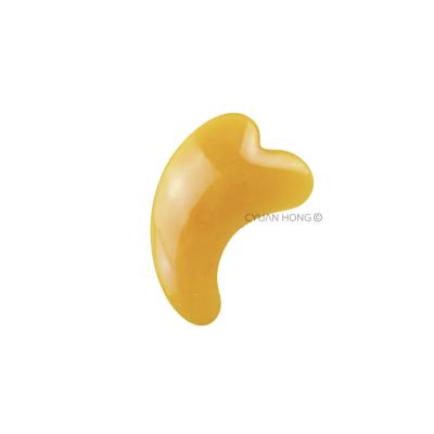 China Heart Shaped Tendon Face Lift Acupressure Face Lift NEW PRODUCT Plastic Resin Gua Sha Massage Board for sale