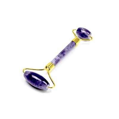 China Face Jade Massager/Amethyst Silence Face Gua Sha Massage Roller For Face Lift Slim Feng Shui for sale