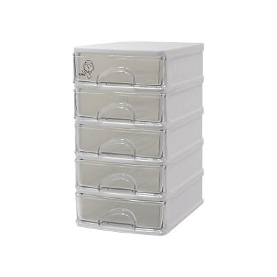 China Viable 5 Layer Box Drawer Storage Multifunctional Plastic Organizer for Desktop for sale