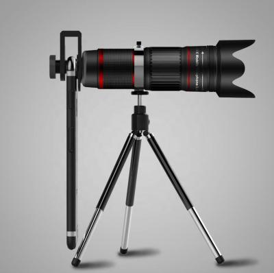 China Long Focus Mobile Phone Metal Telescope Lens Outer Hood 18x HD Eco - Friendly ABS 18 Times for sale