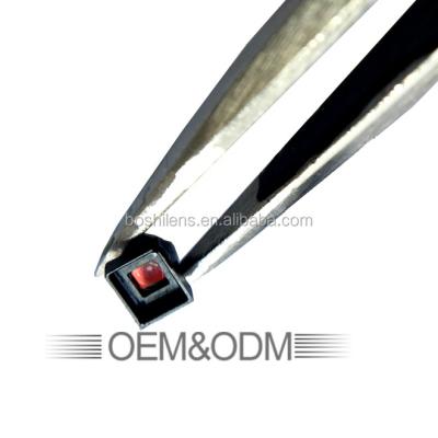 China High definition endoscope straight lens with 12degree 1.12mm(H)*0.84mm(V)*1.4mm(D) for sale