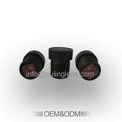 China CCTV 6G+1IR 3mm F1.8 Camera Lens, Wide Angle IR Lens for Car Recorder, M12 Mount IP Camera Lens for sale