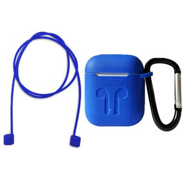 China Anti Lost Airpods Accessories Silicone Case Cover Sleeve Sports Neck Strap Carabiner 3x1 Cheap Price For Apple Airpods Headph Wireless for sale