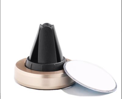 China 360 Degree Car Air Vent Phone Holder Circular Shape Magnetic Rotating Car Air Vent Mobile Phone Holder for sale