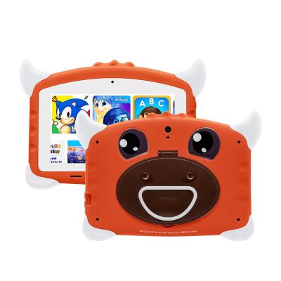 China Drop Resistance OEM Android 8.1 7 Inch Educational Wifi Kids Tablet PC For Christmas Gift Learning Kids Android Tablet for sale