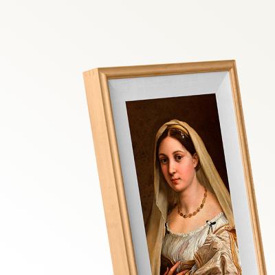 China Wifi hanging owner handcraft android anti-glare smart art oil painting screen picture digital photo frame for sale