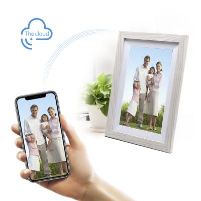 China Wifi Picture Digital Photo Frame With Movie Video Game LCD Display 10.1 Touch Digital Photo Frame for sale