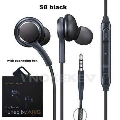 China Breathable Factory price Wired Earphone S8 Handsfree In Ear Earphone For Samsung AKG S8 S9 S10 for sale