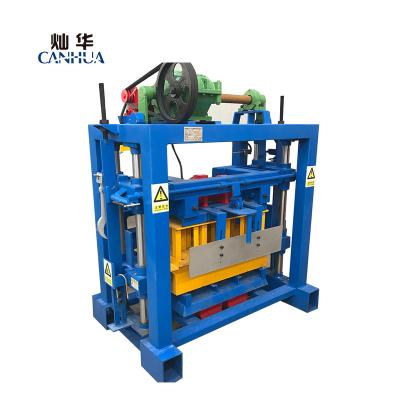 China Construction material stores qt40-2 manual block /paving block hollow block /solid block making machine manufacturer from china for sale