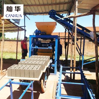 China Semi Automatic Building Material Stores QT4-24 China Brick Machine Making Concrete Block Making Machine Bricks Machine for sale