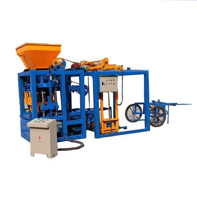 China Building material shops QT4-24 electric brick making machine block and brick making machine homemade brick making machine for sale