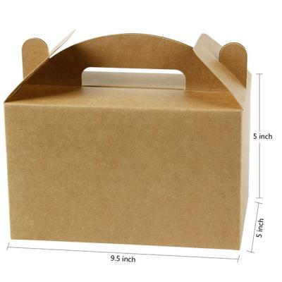 China Recyclable Disposable Kraft Paper Box To Go Food Container Box For Lunch Shusi Salad With Different Size for sale