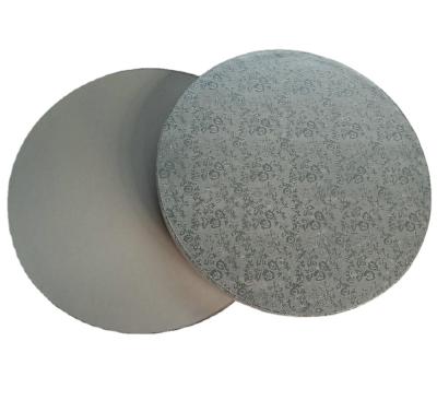 China Recycled Round 12mm Thick 10 Drum Panel 1/2 Round Cake Drum Dampness Resistant 12mm Square MDF Paper Low Round Silver Rounds Gold Cake Base Panels for sale