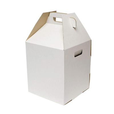 China Large Disposable Recycled 2 or 3 Layer Cake Carrier Materials Cake Cart - 14 Inch - 12x12 Large Cake Box 10-Pack for sale