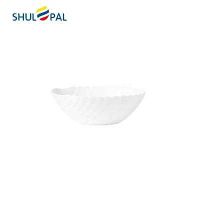 China Viable modern shell shape opal glass soup bowl for sale