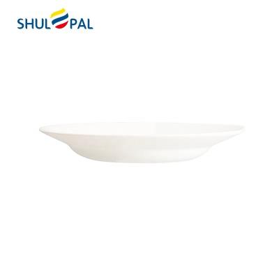 China Viable 8.5 Inch Opal Glassware High Impact Resistant Plates for sale