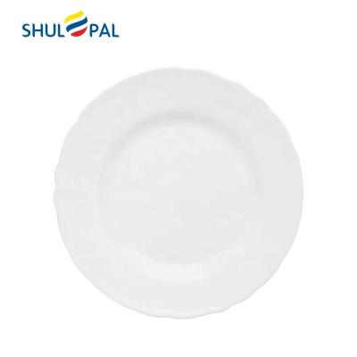 China Viable Factory Price 10.5 Inch Opal Glass Dinner Dish for sale