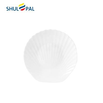 China Viable Shell Shape Good Quality Opal Glass Dessert Dish for sale