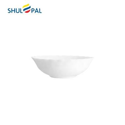 China 6 inch viable recyclable natrual material white opal glass bowl for sale