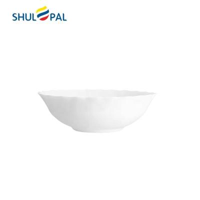 China Wholesale 8 inch solid white opal glass bowl viable reliable quality for sale