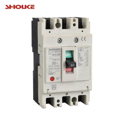 China NF30-CW MCCB 20amp 3P With Silver High Contact Capacity Industrial Circuit Breaker Mechanism 10KA for sale