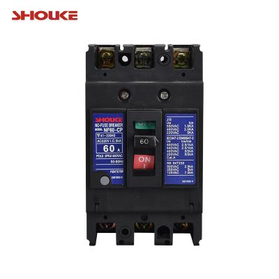 China Shouke NF50-CP Shunt Trip Cast Circuit Breakers MCCB 44x28x31cm for sale