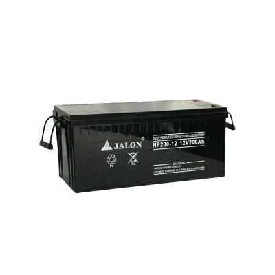 China Jalon Solar System 12 Volt 200Ah Battery For UPS Solar System for sale