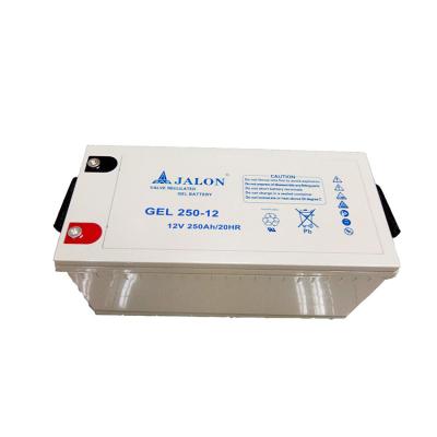 China Gel Solar Battery 12v 250ah 12V 250AH Gel Solar Battery Jalon UPS Battery Factory Direct Sale VRLA Backup Battery for sale